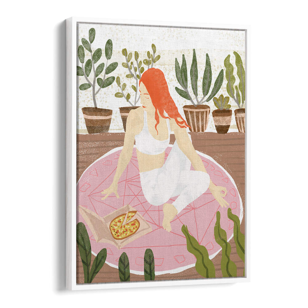 YOGA + PIZZA , PORTRAITS & FIGURATIVE ILLUSTRATIONS