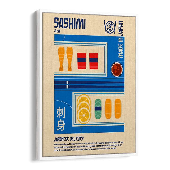 Colorful SASHMI, BAR & CAFE ART print designed to enhance the atmosphere of your bar or cafe.