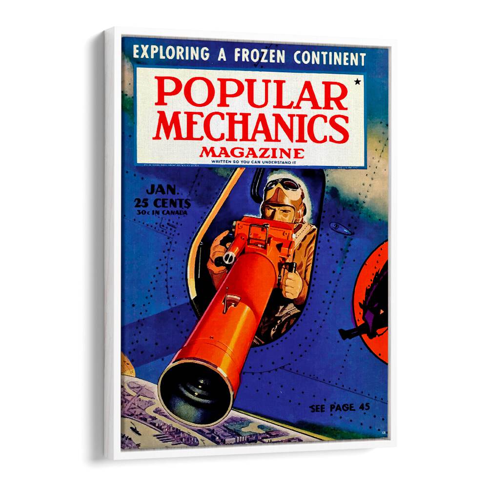Explore vintage charm with POPULAR MECHANICS vintage travel posters showcasing adventurous journeys.
