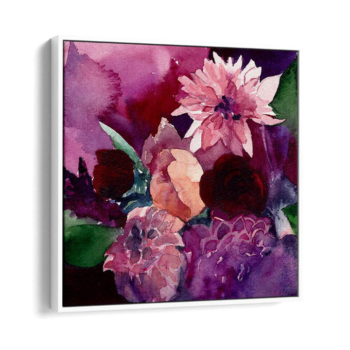 DAHLIAS SMALL , FLORAL FLOWER PAINTINGS