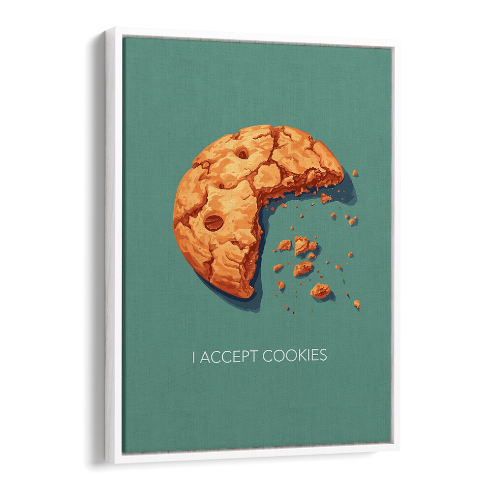 I ACCEPT COOKIES BY ANDREAS MAGNUSSON,  CAFE ART PRINTS , CAFE POSTERS