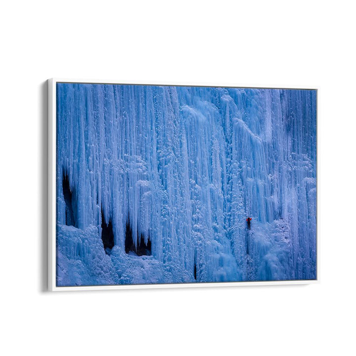 ICE CLIMBER BY MICHAEL ZHENG , LANDSCAPE PHOTO PRINTS