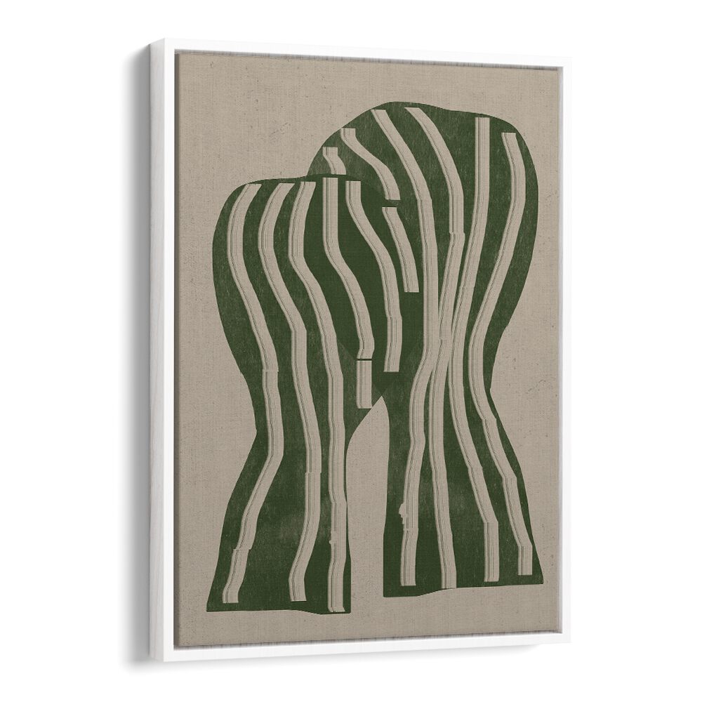 Abstract Kiss showcases emotion through vibrant lines in a striking abstract painting, perfect for any space.