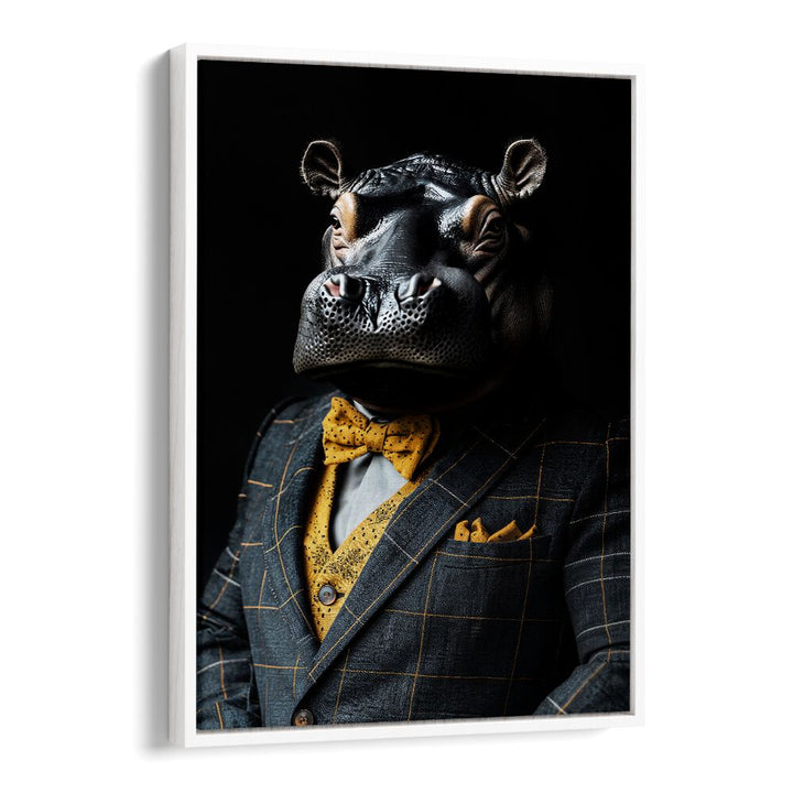 WILD SUITS - HIPPOPOTAMUS , ANIMAL PAINTINGS