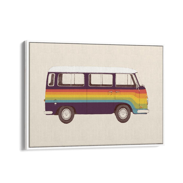 VAN RAINBOW BY FLORENT BODART, AUTOMOTIVE ART PRINTS