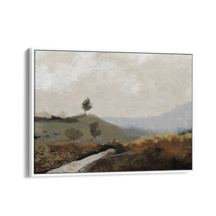 Serene LA COLLINA, LANDSCAPE PAINTINGS showcasing tranquil hills and a peaceful sky, perfect for home decor.