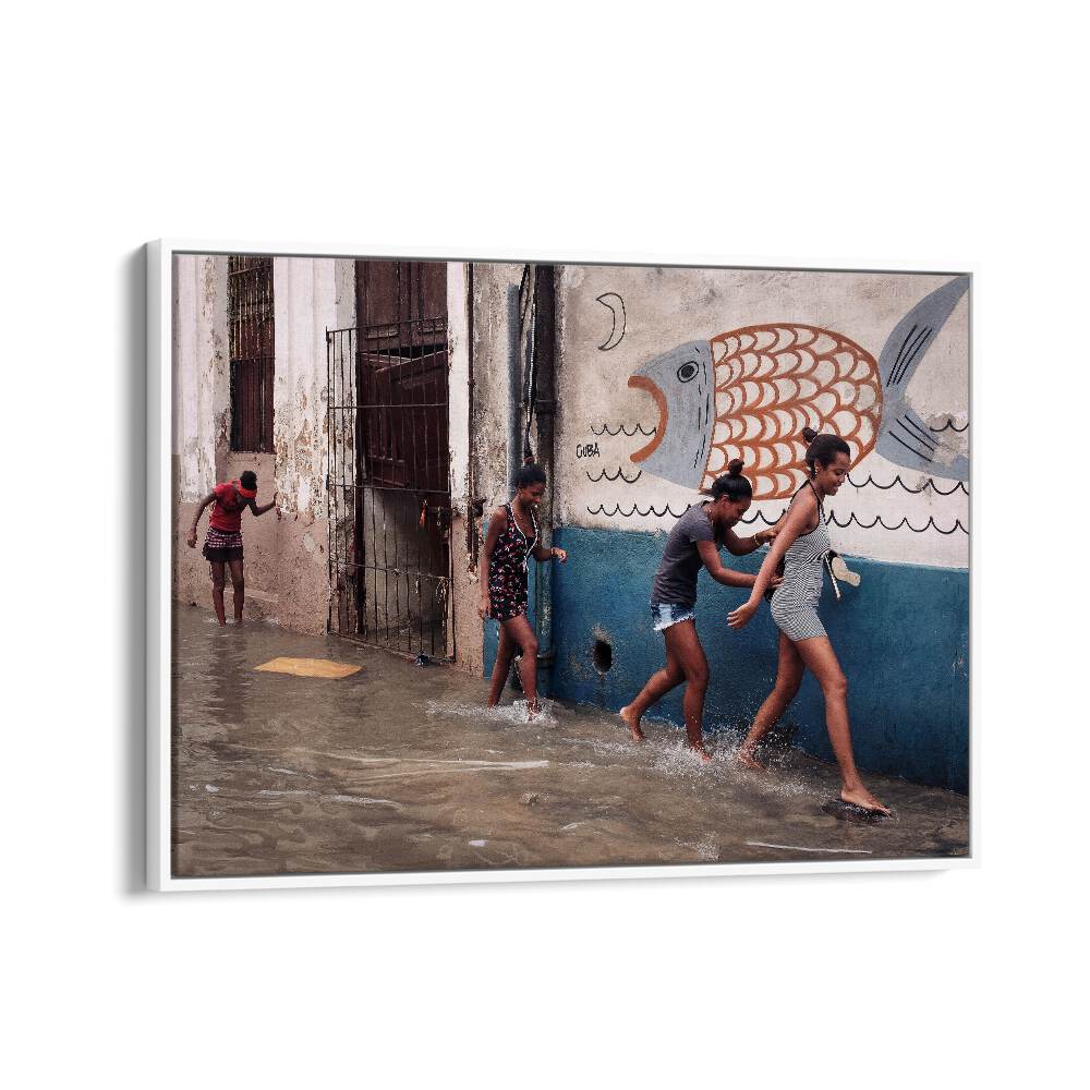 ABSTRACT painting - FLOODING HAVANA by Asianmonk