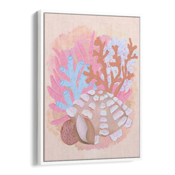 PINK SEASHELLS , BEACH PRINTS , COASTAL WALL ART PRINTS