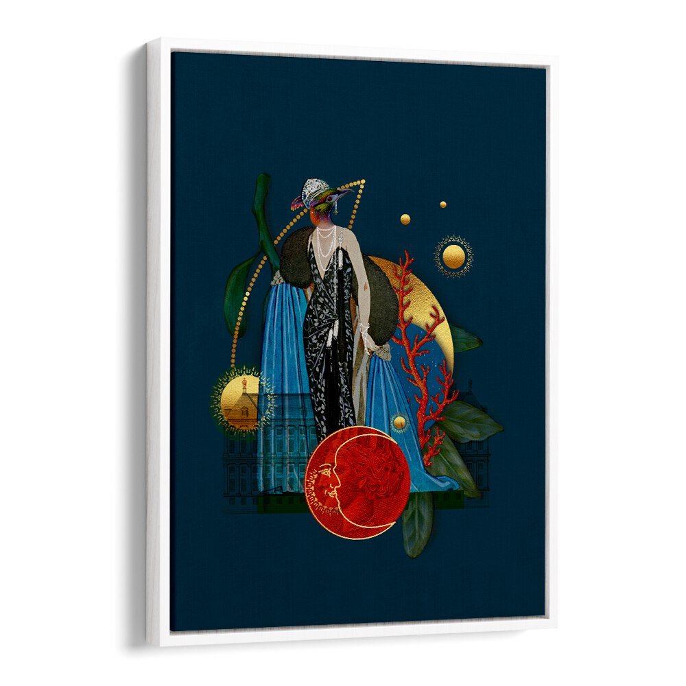 Enchanting QUEEN OF THE UNDERWATER GARDENS, SURREAL ART PRINTS bringing aquatic beauty to your living space.