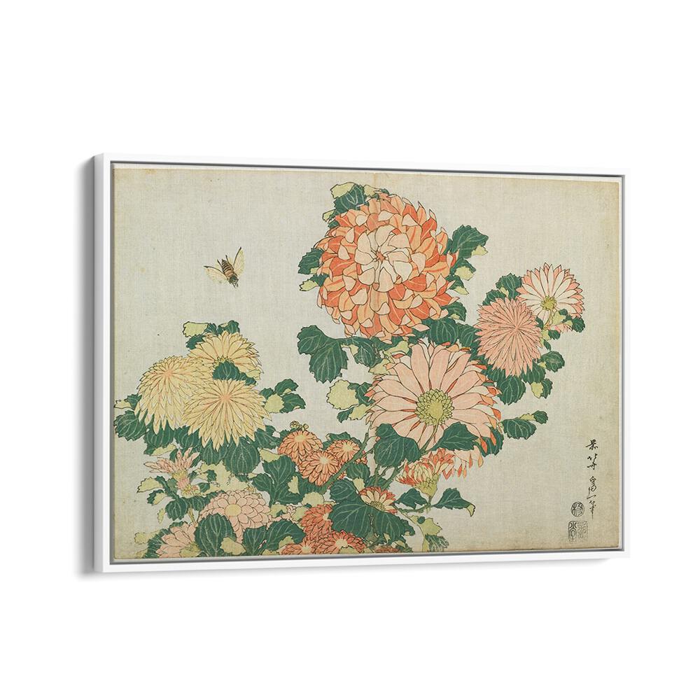 CHRYSANTHEMUMS AND HORSEFLY (CA.1833–1834)   BY KATSUSHIKA HOKUSAI, JAPANESE PAINTINGS