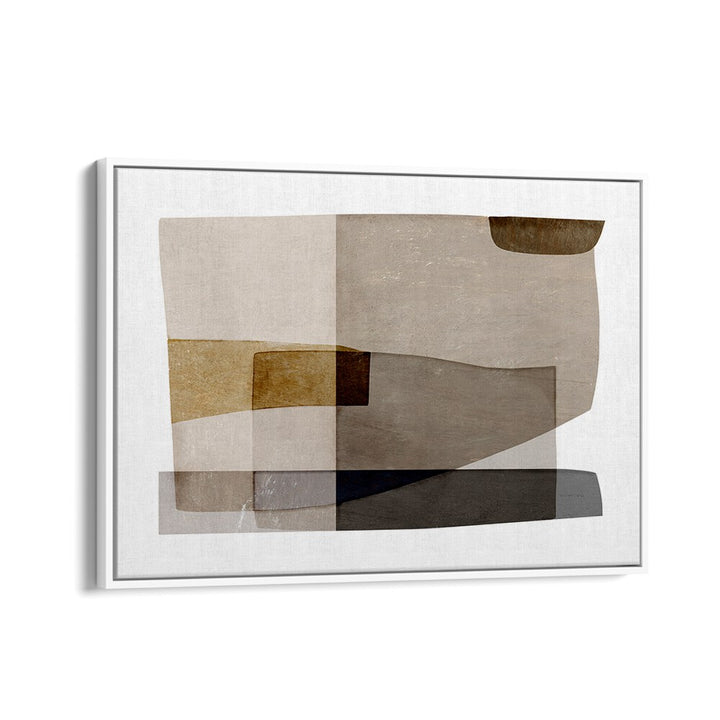 Elevate your space with TRANSFORM, ABSTRACT PAINTINGS featuring unique shapes and neutral tones for artistic inspiration.