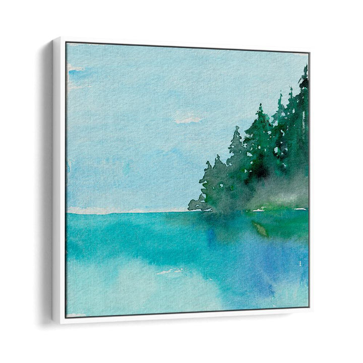 ON THE LAKE , LANDSCAPE PAINTINGS