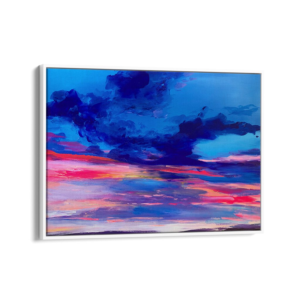 FLORIDA SUNSET IN BLUE , LANDSCAPE PAINTINGS