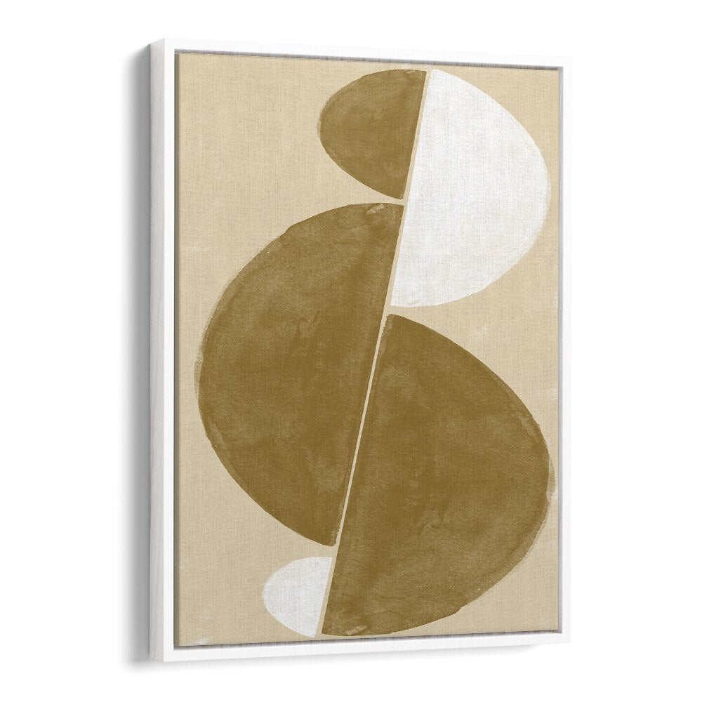 Stunning INTERACTION BALANCE NO. III, GEOMETRIC ART PRINTS, featuring abstract shapes in harmonious colors for any space.