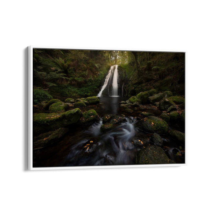 A GRACEFUL WATERFALL , LANDSCAPE PHOTO PRINTS