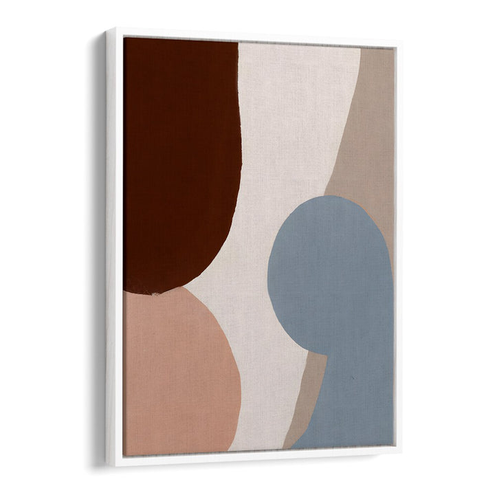 EARTHY CURVES , ABSTRACT PAINTINGS featuring organic shapes and rich earth tones for a calming natural decor style.
