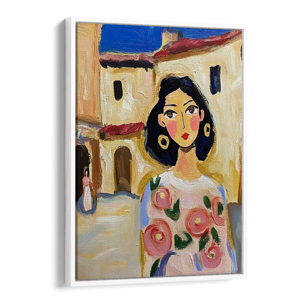 Vibrant SPAIN GIRL artwork showcasing Spanish culture, perfect for adding style to any space.