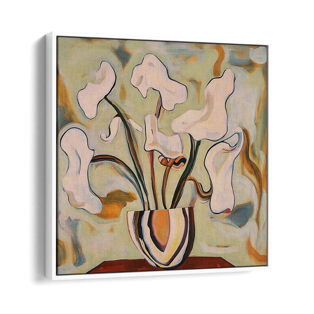 Stylish FLOWERPOT ABSTRACT artwork featuring elegant flowers, perfect for enhancing modern home decor.