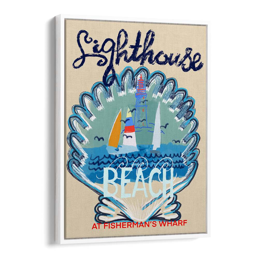 Beautiful LIGHTHOUSE I, BEACH PAINTINGS showcasing serene coastal scenes, perfect for a tranquil living space.