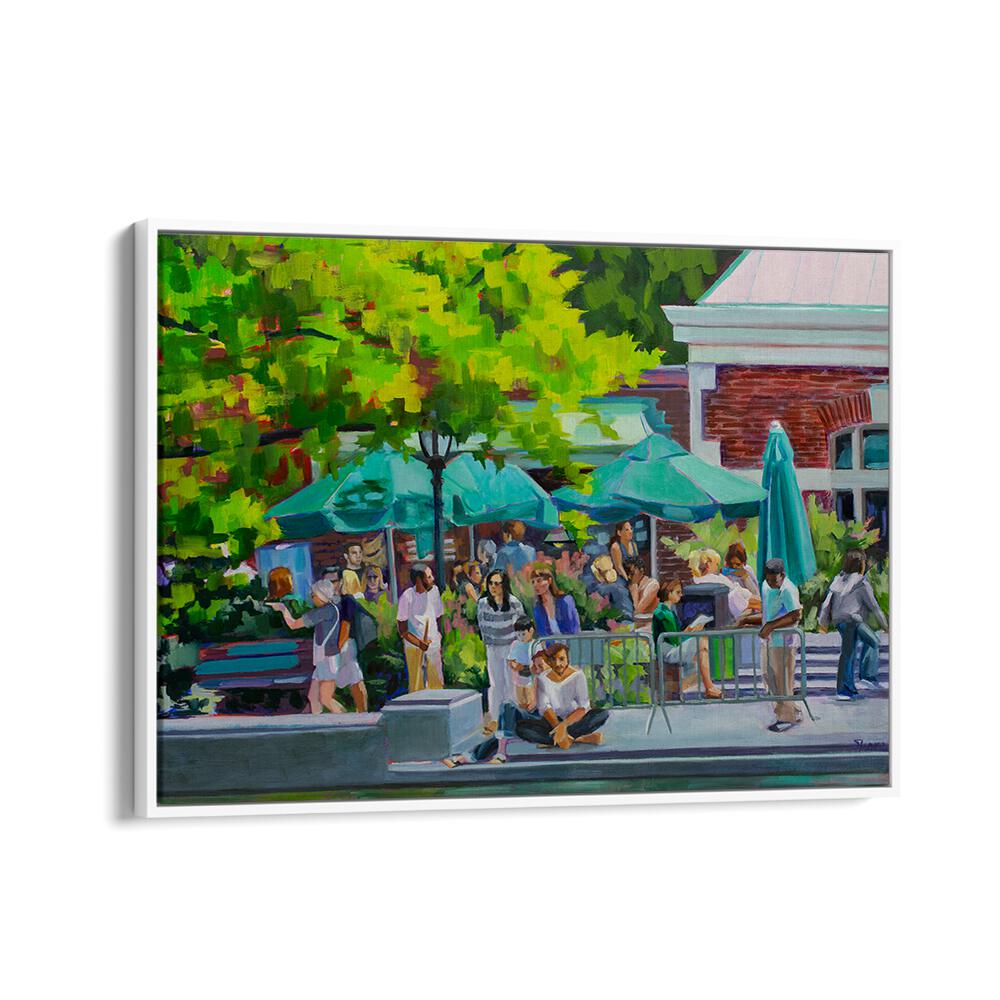 CENTRAL PARK BOAT HOUSE , LANDSCAPE PAINTINGS