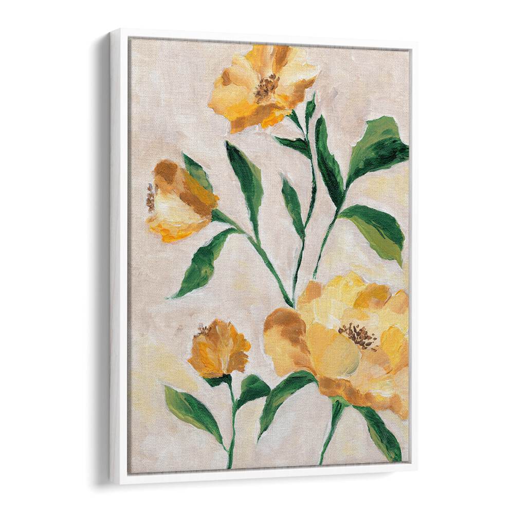 YELLOW CAMELLIA , FLORAL FLOWER PAINTINGS