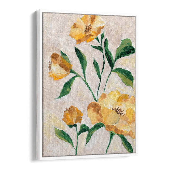 YELLOW CAMELLIA , FLORAL FLOWER PAINTINGS