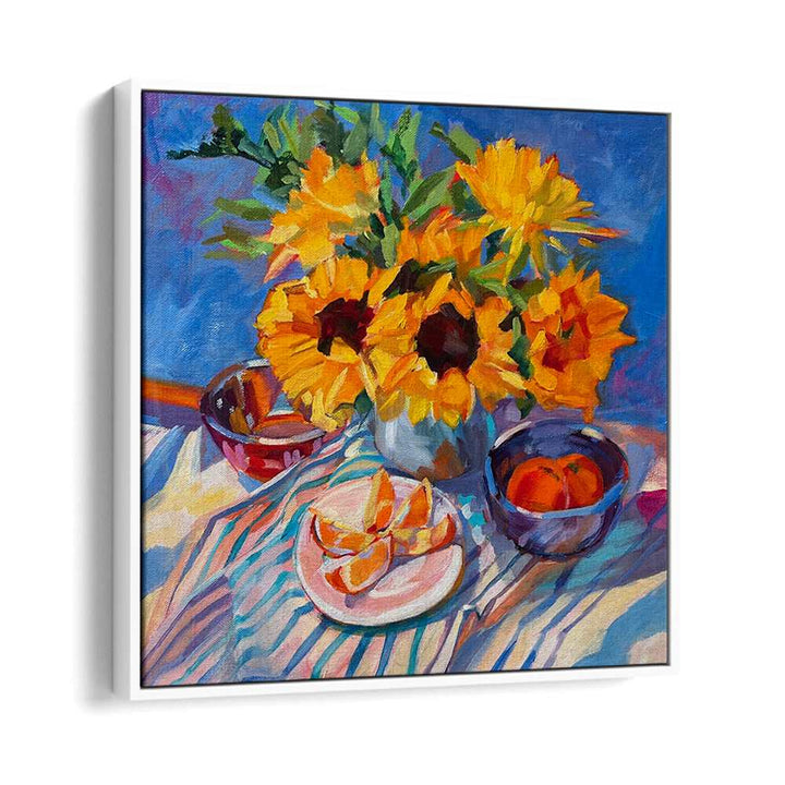 MORNING , FLORAL FLOWER PAINTINGS