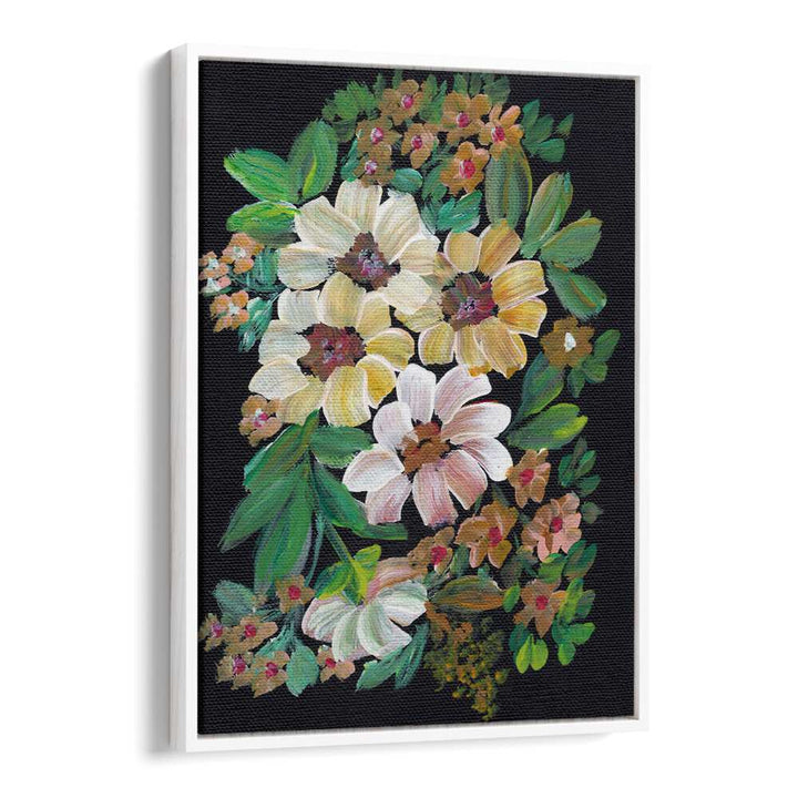 PAINTED FLOWERS , FLORAL FLOWER PAINTINGS