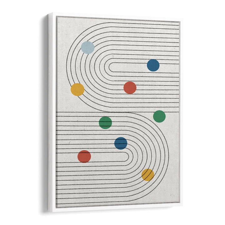 RETRO DOTS BALANCE , ABSTRACT PAINTINGS