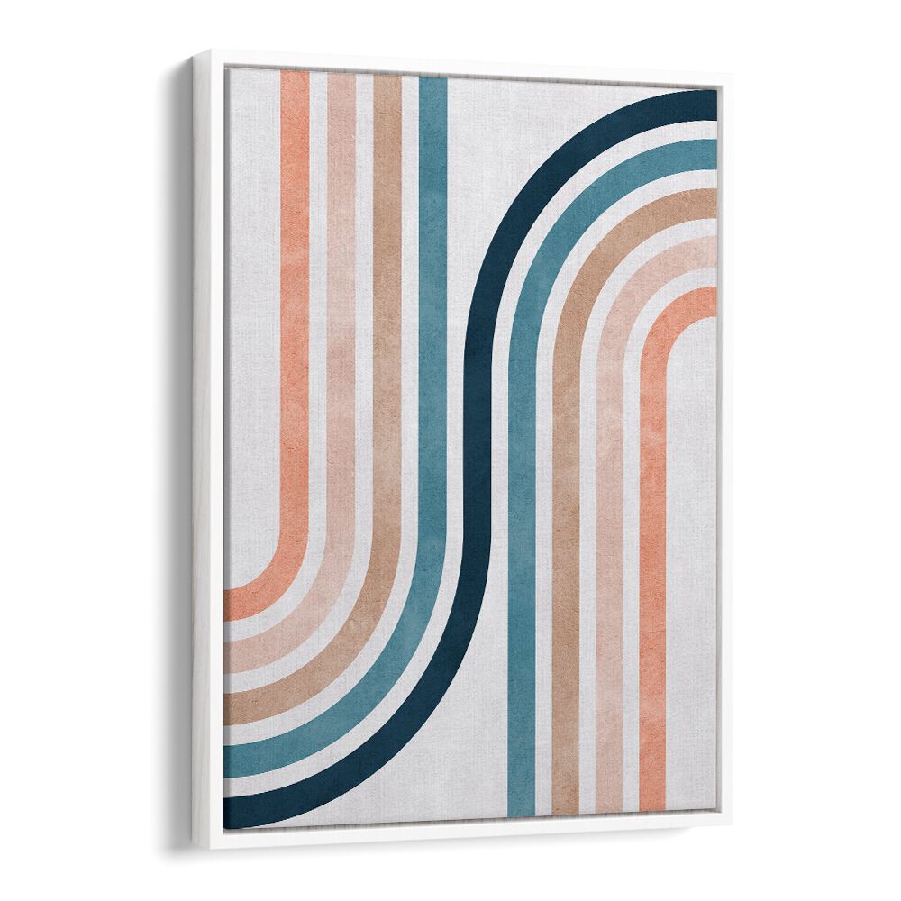 Stylish LINES AND ARCS, GEOMETRIC ART PRINTS featuring vibrant colors and smooth curves, perfect for artistic inspiration.