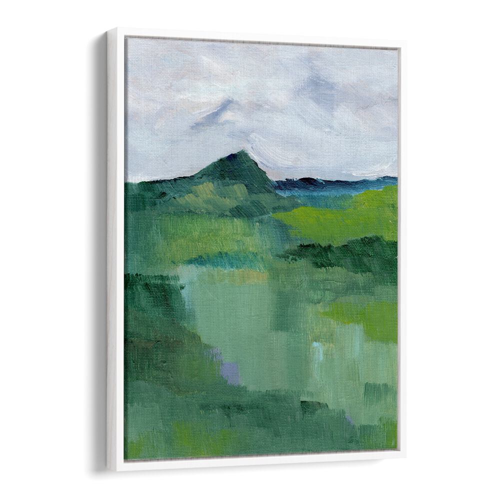 GREEN LANDSCAPE III , LANDSCAPE PAINTINGS