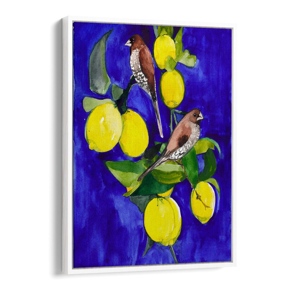 LEMON TREE WITH FINCHES SMALL