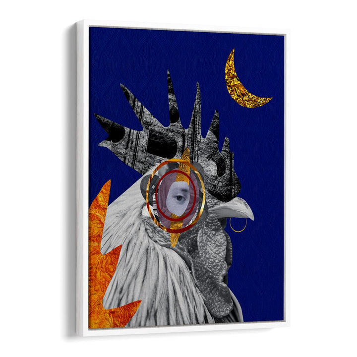 Surreal art print featuring a vibrant ROOSTER design, perfect for enhancing any kitchen decor.