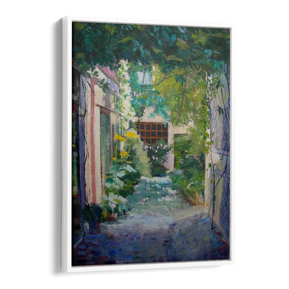 COURTYARD , LANDSCAPE PAINTINGS