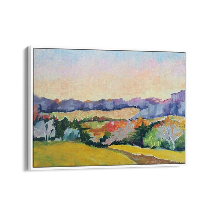 COVERED BRIDGE ROAD , LANDSCAPE PAINTINGS
