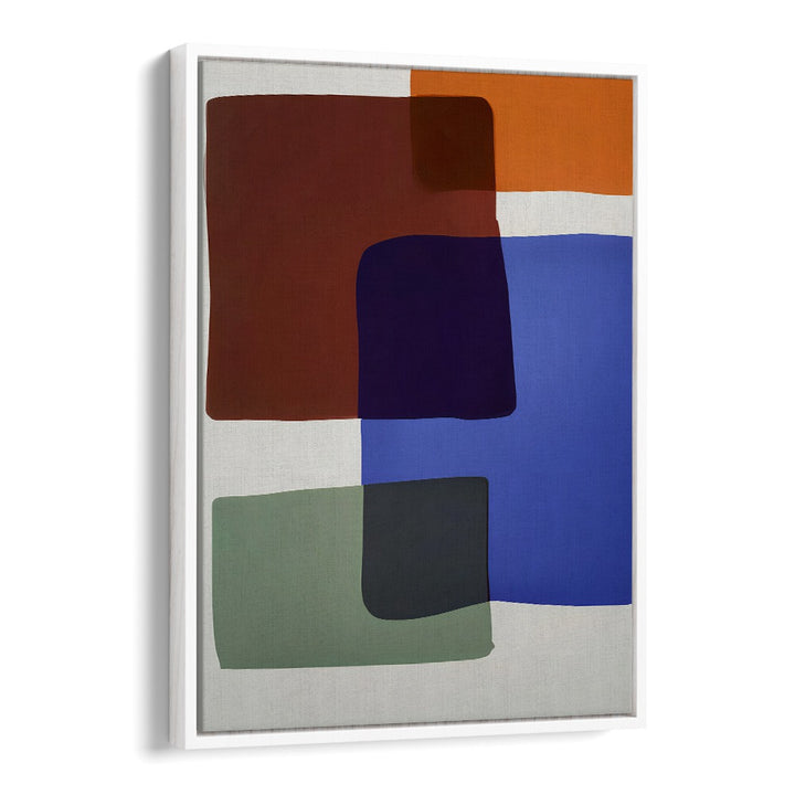 OUT OF THE BOX, ABSTRACT PAINTINGS featuring bold geometric shapes and vibrant colors to enhance modern living spaces.