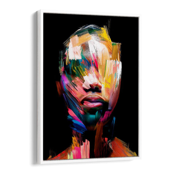 Vibrant FACELESS XII, ABSTRACT PAINTINGS by Philippe Hugonnard, showcasing bold colors and striking artistry.