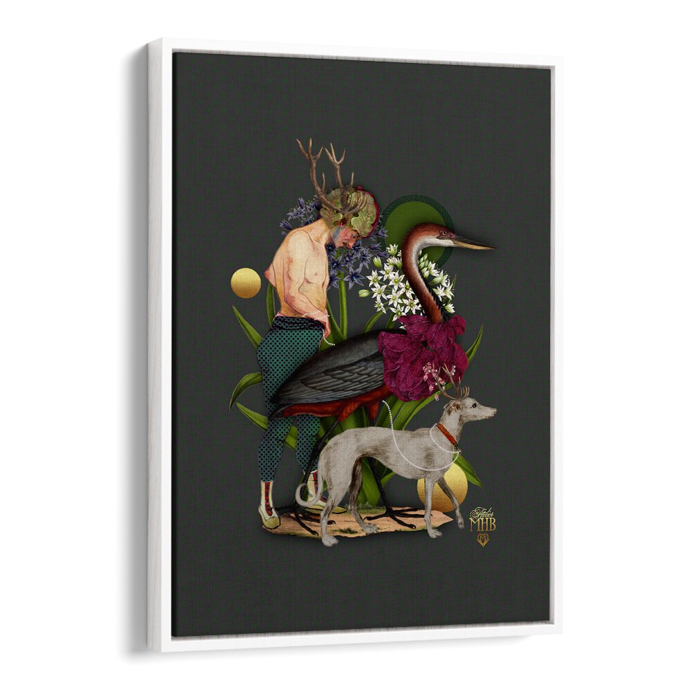 Surreal art print "ENCHANTED FOREST III" blends nature and fantasy, perfect for art lovers and home decor enthusiasts.