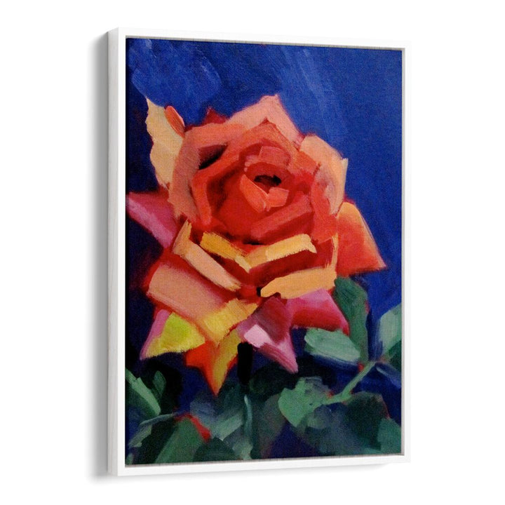 BLUSHING ROSE , FLORAL FLOWER PAINTINGS