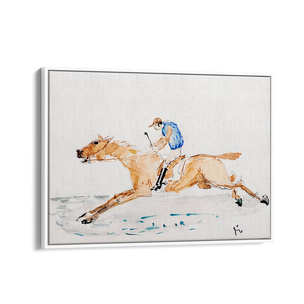 JOCKEY AU GALOP (CA.1878) , VINTAGE PAINTINGS