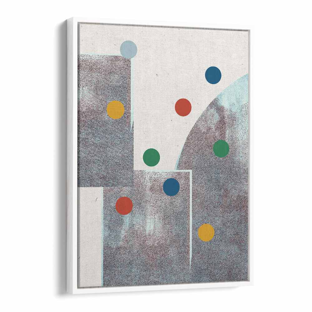RETRO DOTS NO.1 , GEOMETRIC ART PRINTS