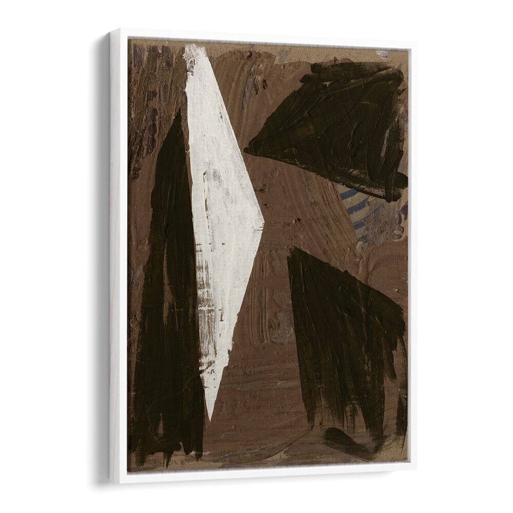 Elegant abstract painting titled "ATTRACTION, ABSTRACT PAINTINGS" showcasing bold colors and shapes for modern decor.