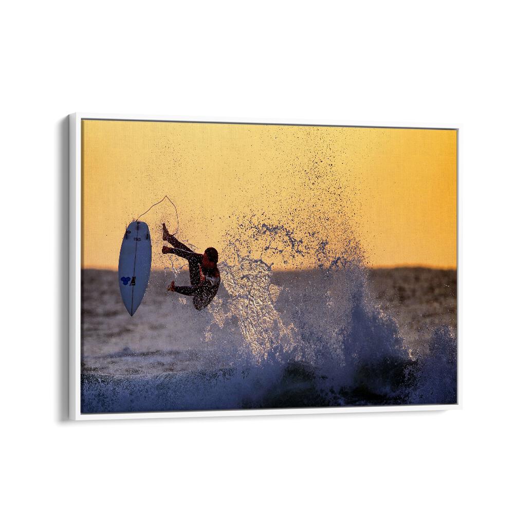 ABSTRACT painting - SUNSET SURFER I by Asianmonk