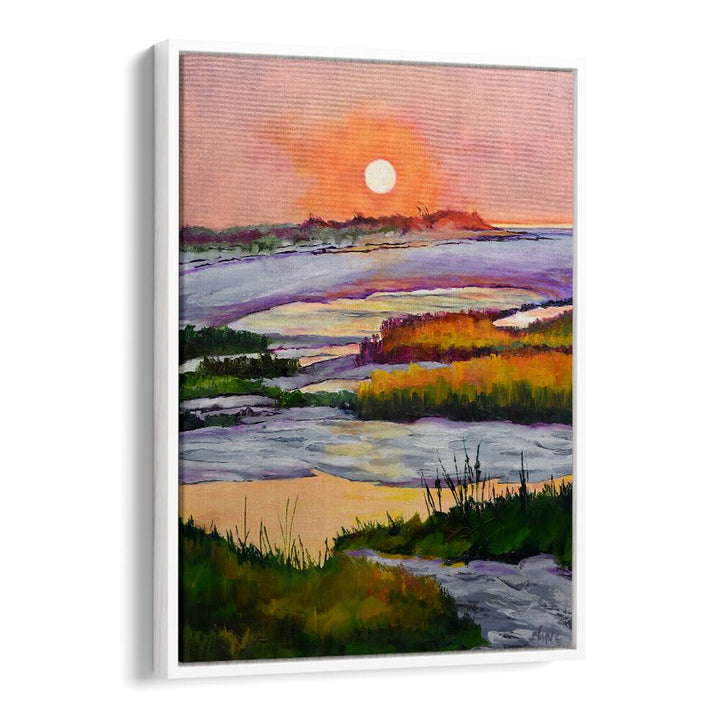 SUNSET , LANDSCAPE PAINTINGS