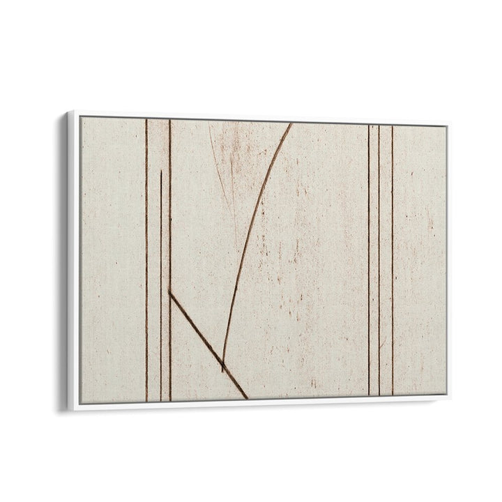 MINMOD NO1, ABSTRACT PAINTINGS showcases elegant lines on a textured canvas, perfect for enhancing modern interiors.