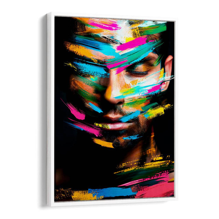 Vibrant FACELESS XI, ABSTRACT PAINTINGS by Philippe HUGONNARD, showcasing modern artistry and bold colors.