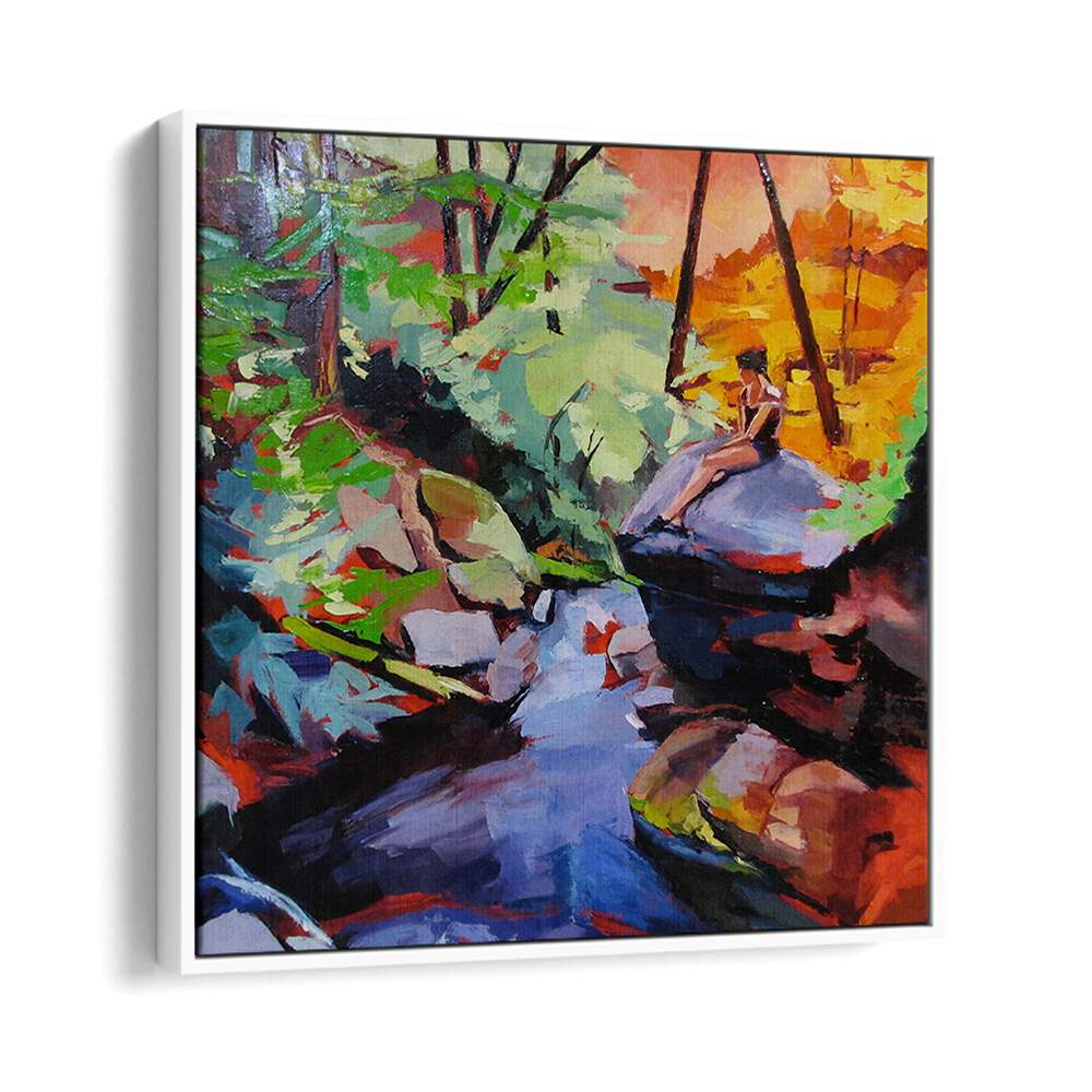 MILFROD BROOK , LANDSCAPE PAINTINGS