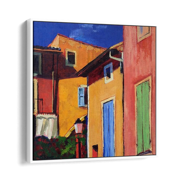 COLOURFUL HOUSES , LANDSCAPE PAINTINGS