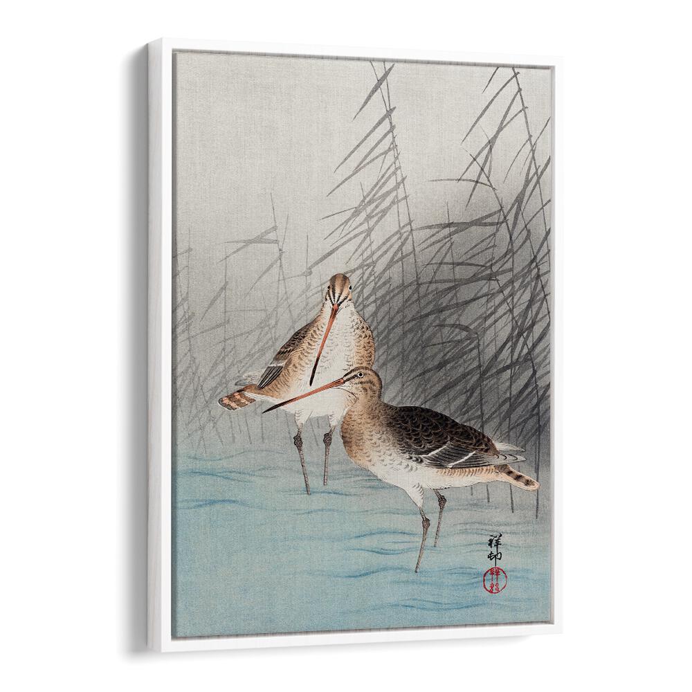 TWO BAR-TAILED GODWITS (1926)  , JAPANESE PAINTINGS , JAPANESE ART PRINTS