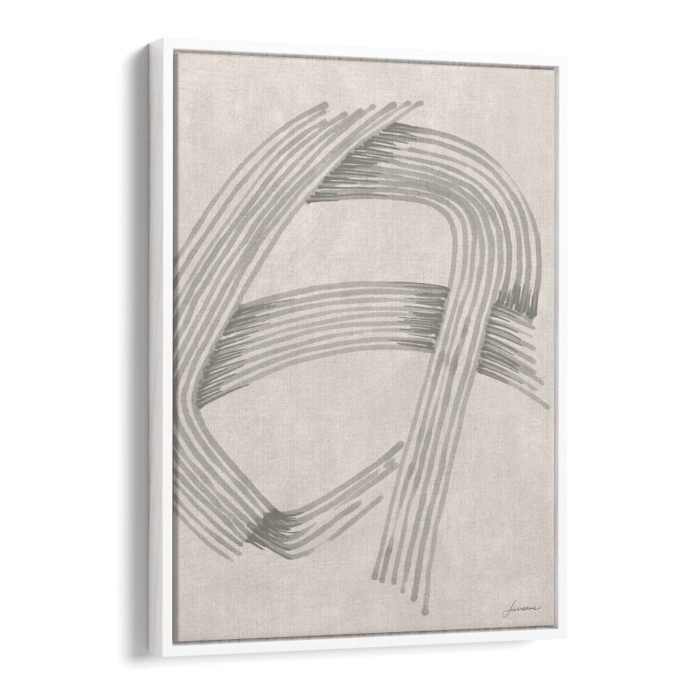 Stunning ABSTRACT GREY INTERSECTIONS 02 artwork, perfect for adding modern elegance to any living space.